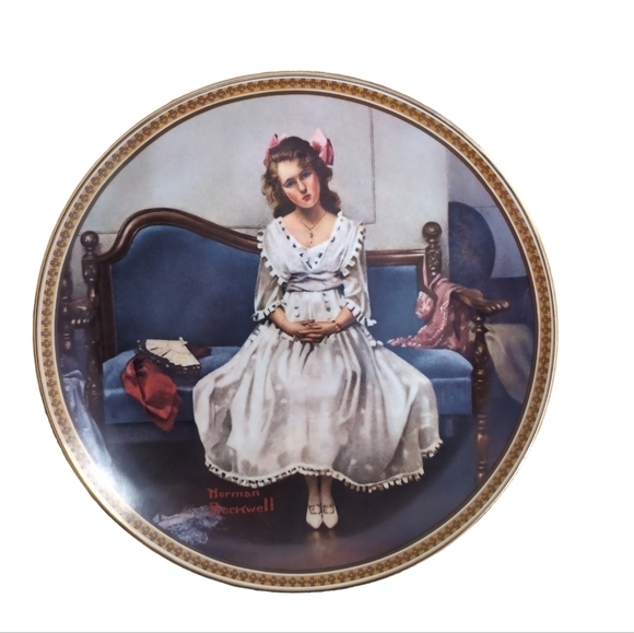 Norman Rockwell Vintage Collectors Plates Rediscovered Women Collection set of 5 - Picture 5 of 11